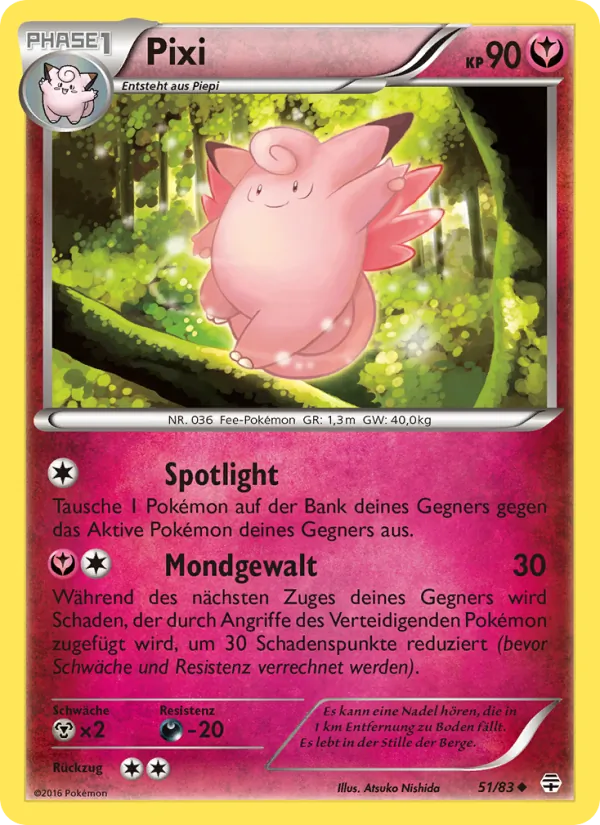 Karte Pixi aus Generationen, Nummer 51/83