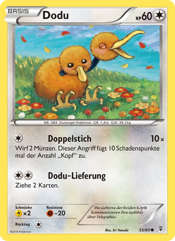 Karte Dodu aus Generationen, Nummer 55/83