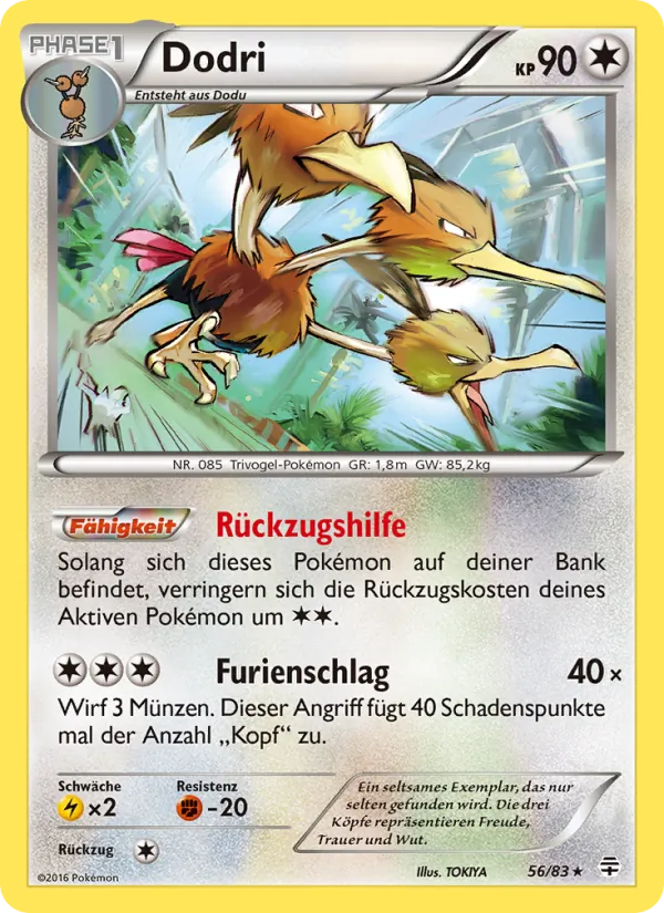 Karte Dodri aus Generationen, Nummer 56/83