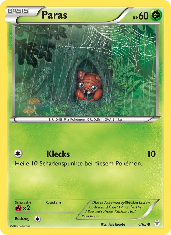 Karte Paras aus Generationen, Nummer 6/83