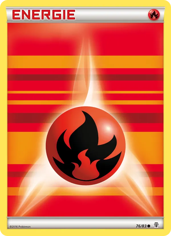 Karte Feuer-Energie aus Generationen, Nummer 76/83