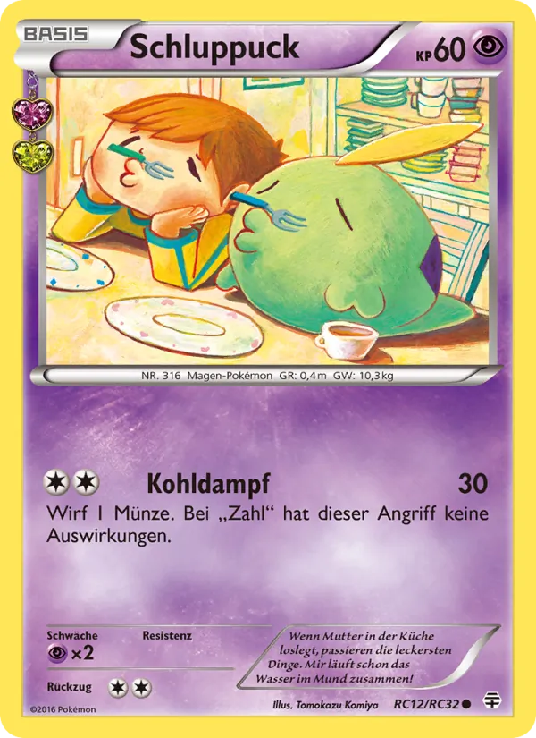 Karte Schluppuck aus Generationen, Nummer RC12/83
