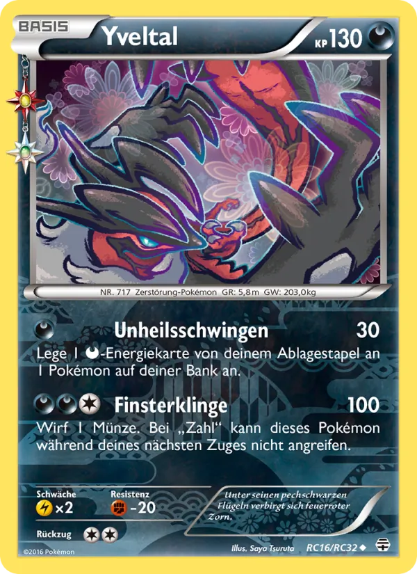 Karte Yveltal aus Generationen, Nummer RC16/83
