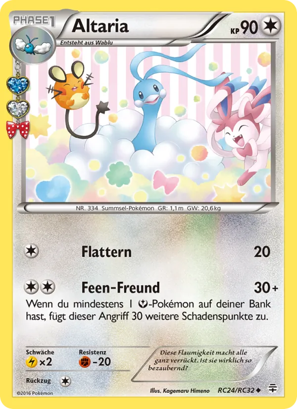 Karte Altaria aus Generationen, Nummer RC24/83