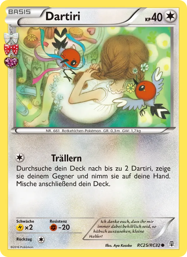 Karte Dartiri aus Generationen, Nummer RC25/83