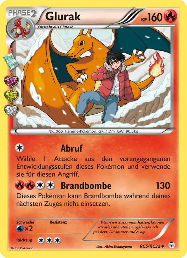 Karte Glurak aus Generationen, Nummer RC5/83