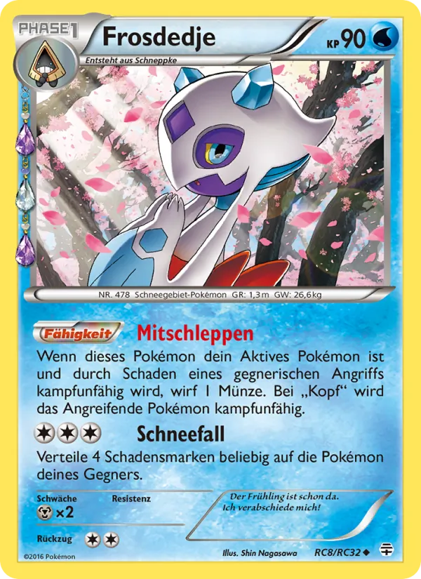 Karte Frosdedje aus Generationen, Nummer RC8/83