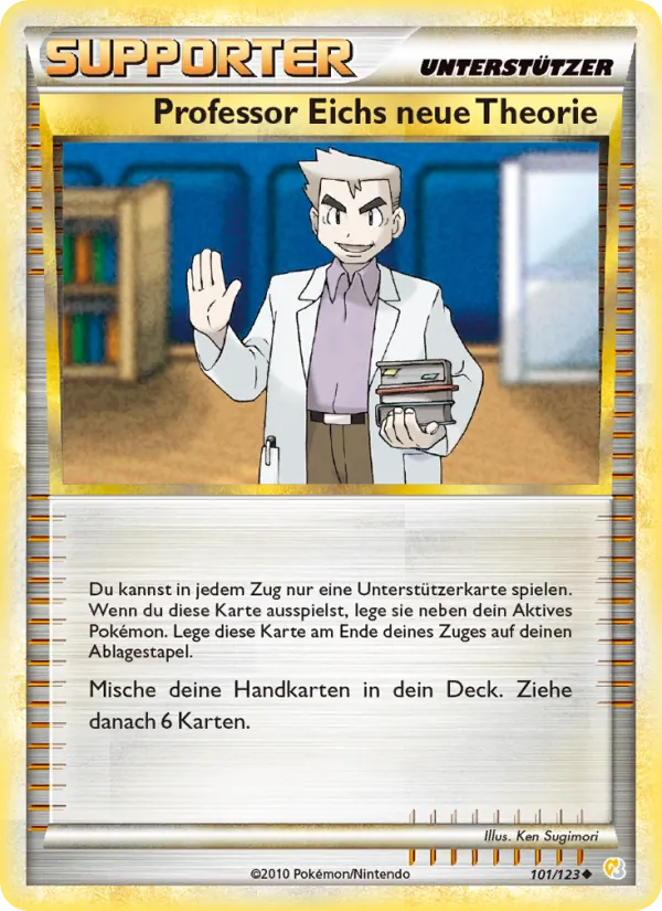 Karte Professor Eichs neue Theorie aus HeartGold SoulSilver, Nummer 101/123