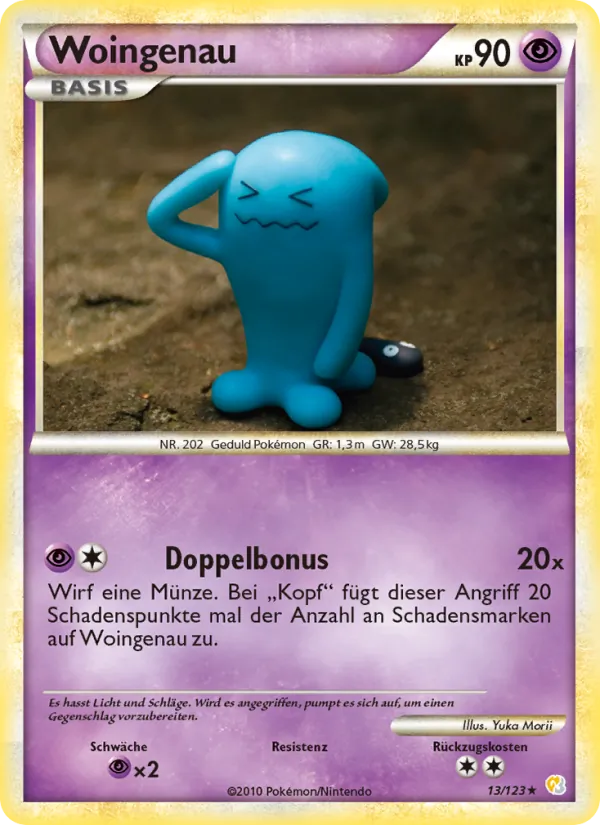 Karte Woingenau aus HeartGold SoulSilver, Nummer 13/123