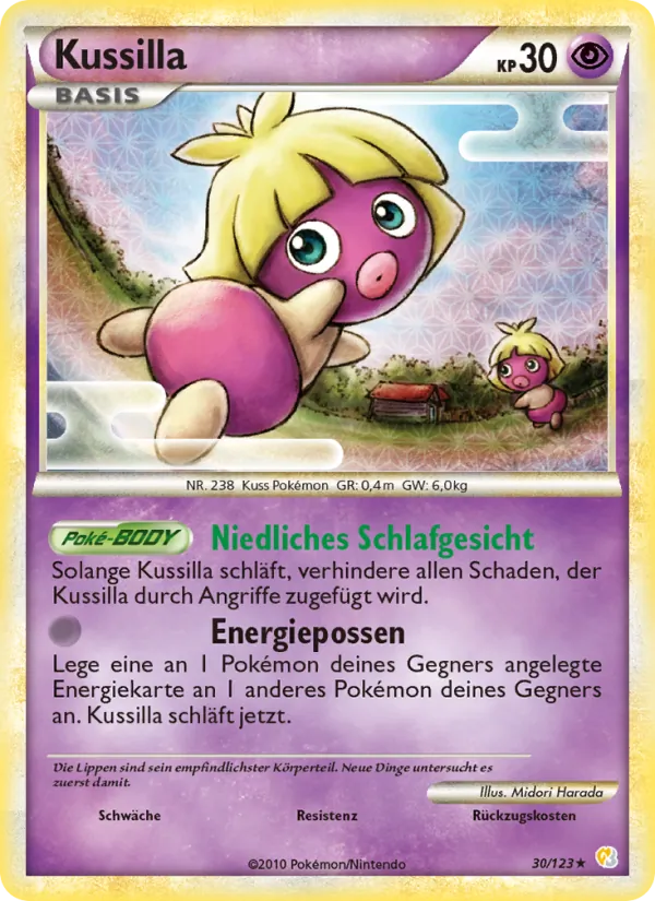Karte Kussilla aus HeartGold SoulSilver, Nummer 30/123