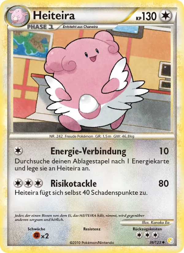 Karte Heiteira aus HeartGold SoulSilver, Nummer 36/123