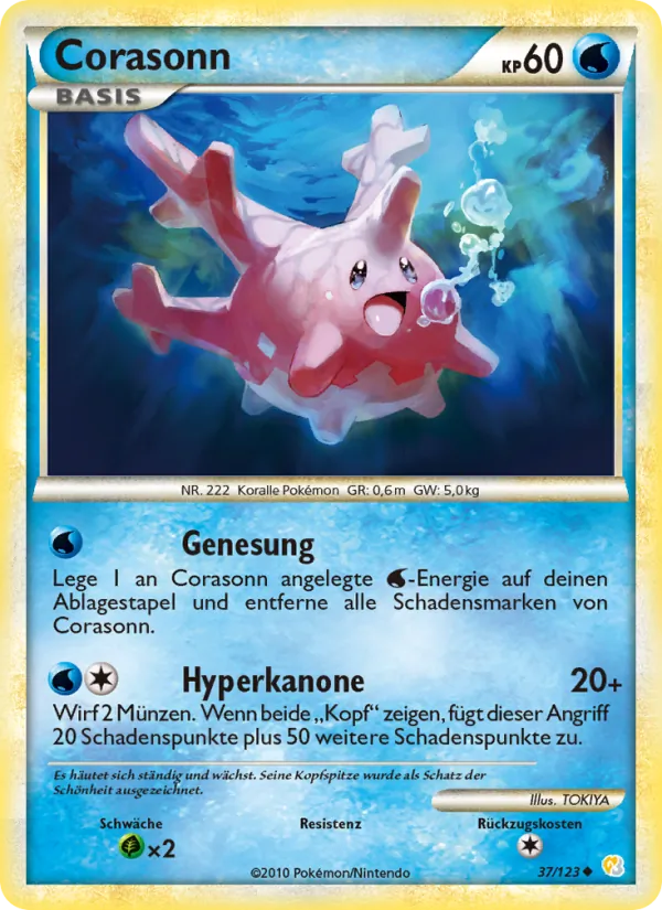 Karte Corasonn aus HeartGold SoulSilver, Nummer 37/123