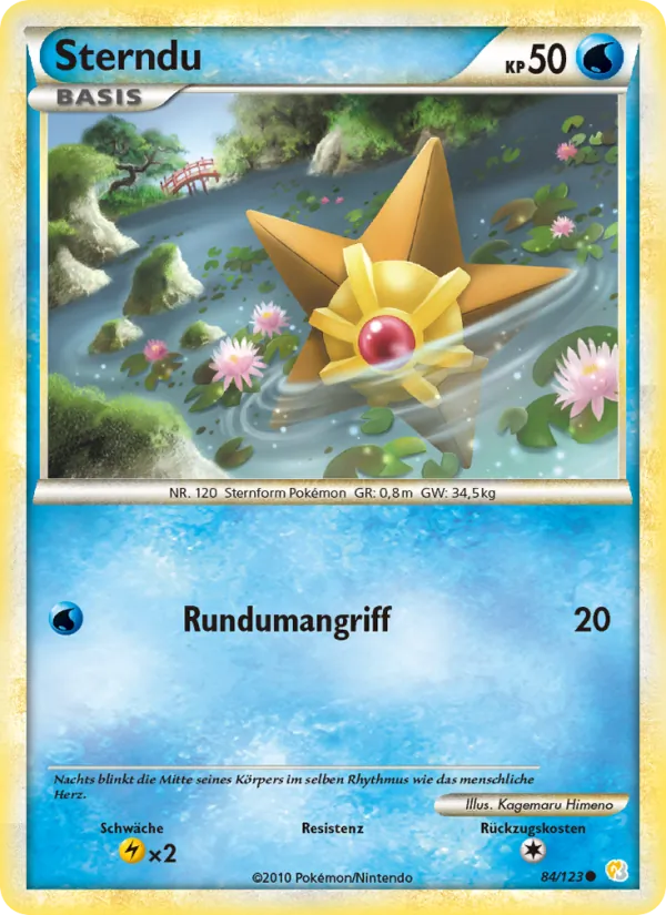 Karte Sterndu aus HeartGold SoulSilver, Nummer 84/123