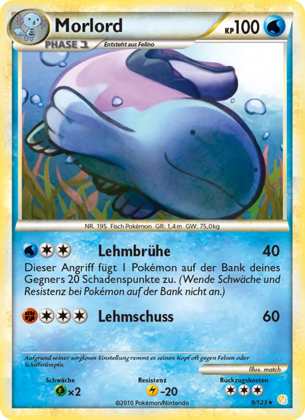 Karte Morlord aus HeartGold SoulSilver, Nummer 9/123