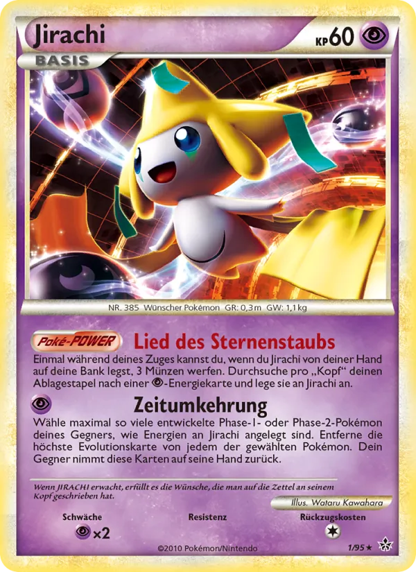 Karte Jirachi aus Entfesselt, Nummer 1/95
