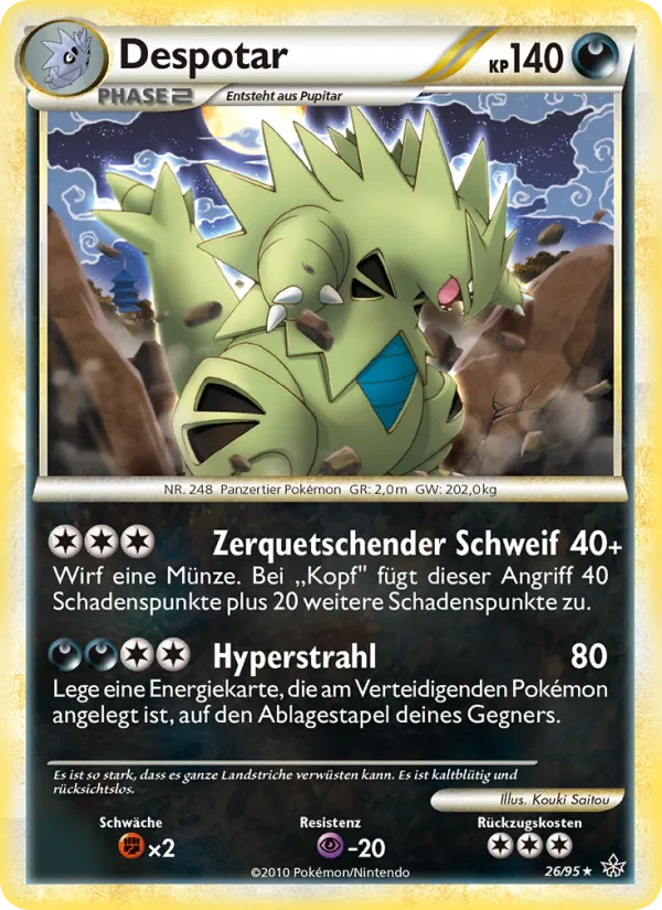 Karte Despotar aus Entfesselt, Nummer 26/95