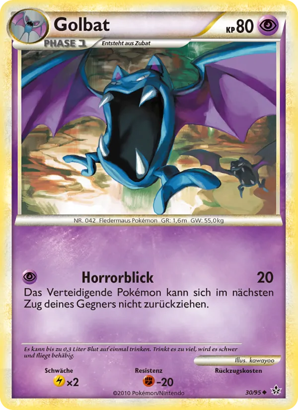 Karte Golbat aus Entfesselt, Nummer 30/95