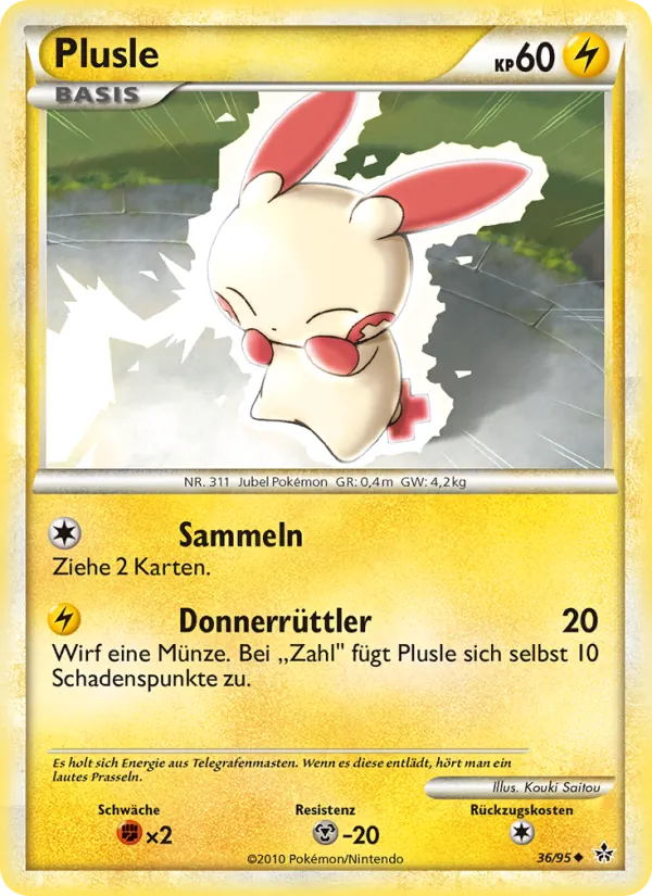 Karte Plusle aus Entfesselt, Nummer 36/95
