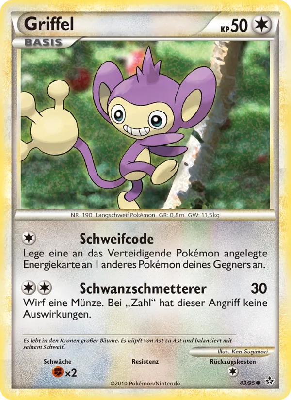 Karte Griffel aus Entfesselt, Nummer 43/95