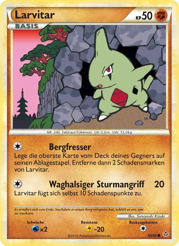 Karte Larvitar aus Entfesselt, Nummer 50/95