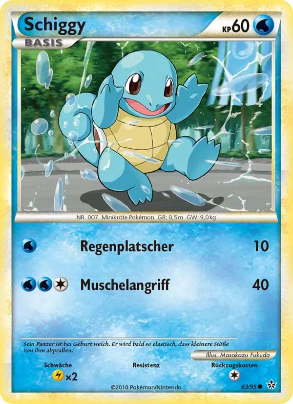 Karte Schiggy aus Entfesselt, Nummer 63/95
