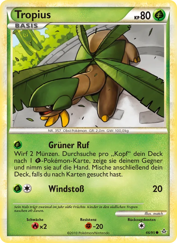 Karte Tropius aus Entfesselt, Nummer 66/95