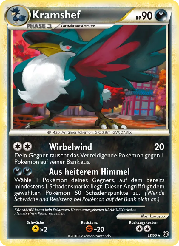 Karte Kramshef aus Unerschrocken, Nummer 15/90