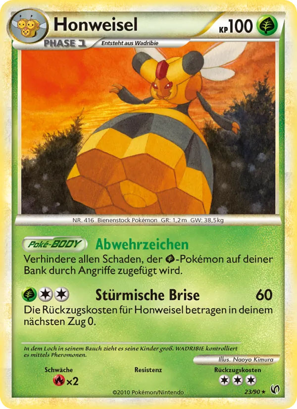 Karte Honweisel aus Unerschrocken, Nummer 23/90