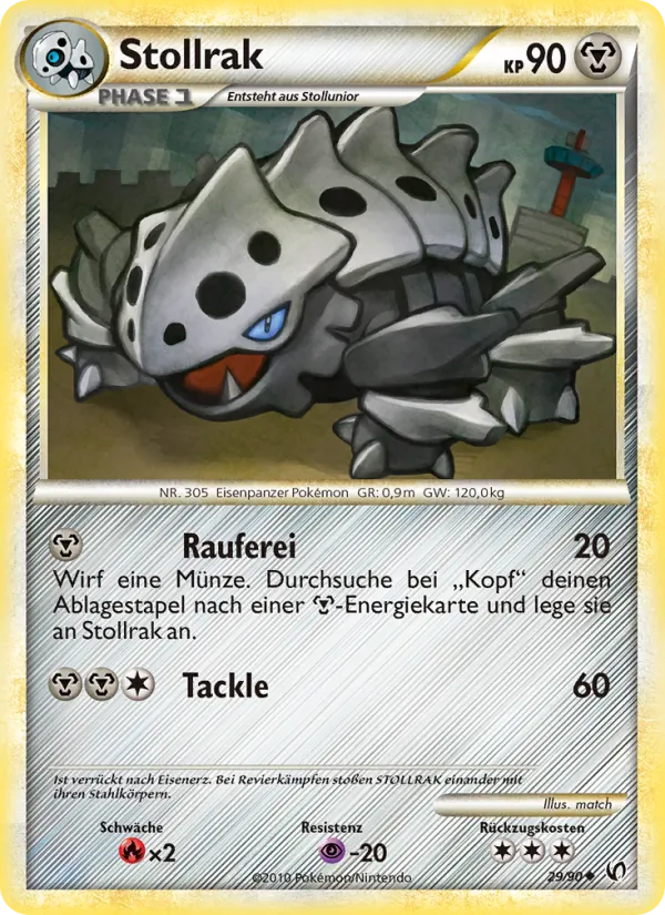 Karte Stollrak aus Unerschrocken, Nummer 29/90