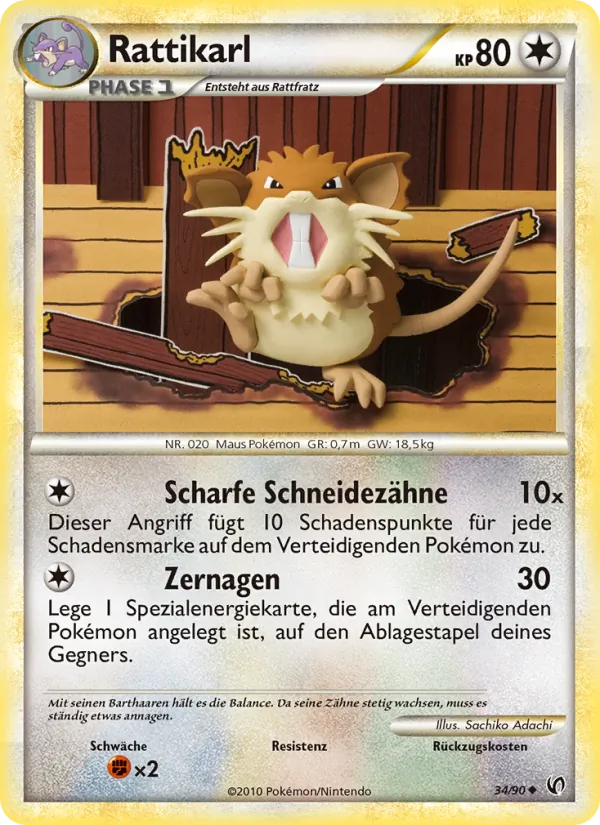 Karte Rattikarl aus Unerschrocken, Nummer 34/90