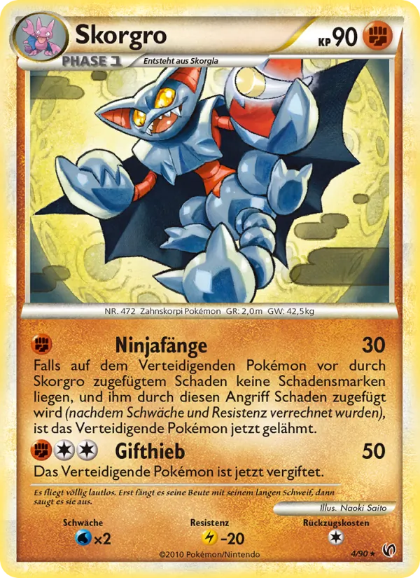 Karte Skorgro aus Unerschrocken, Nummer 4/90
