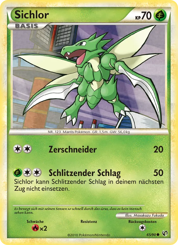 Karte Sichlor aus Unerschrocken, Nummer 65/90