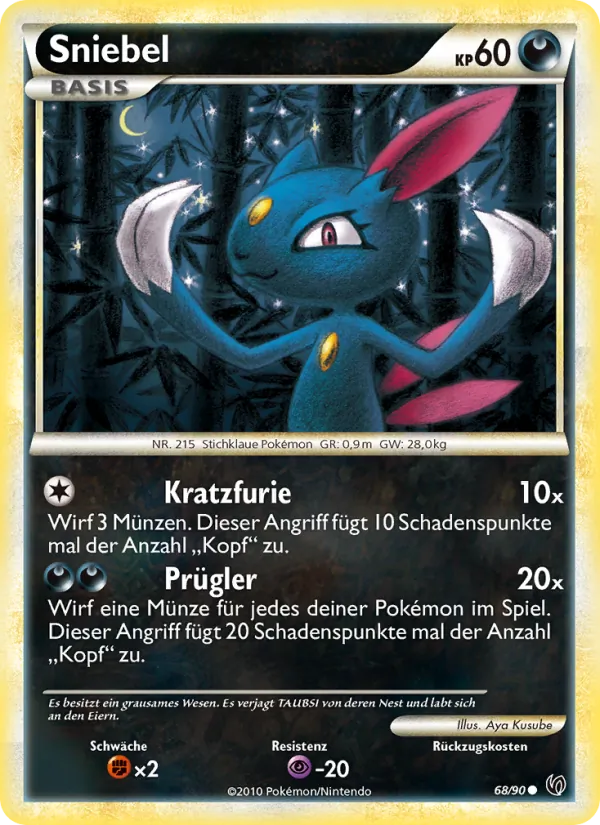 Karte Sniebel aus Unerschrocken, Nummer 68/90