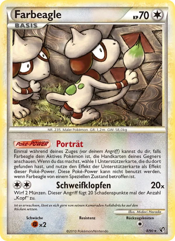 Karte Farbeagle aus Unerschrocken, Nummer 8/90