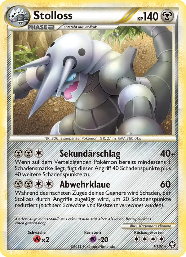 Karte Stolloss aus Triumph, Nummer 1/102