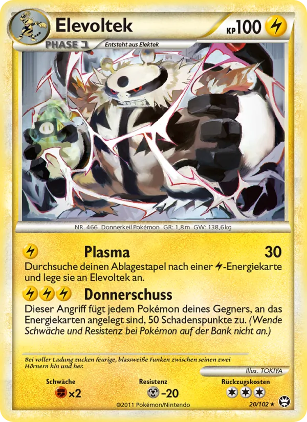 Karte Elevoltek aus Triumph, Nummer 20/102