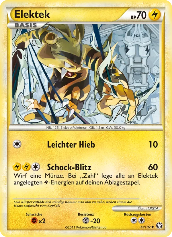 Karte Elektek aus Triumph, Nummer 33/102