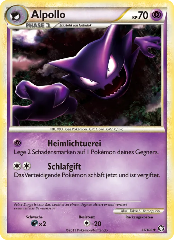Karte Alpollo aus Triumph, Nummer 35/102