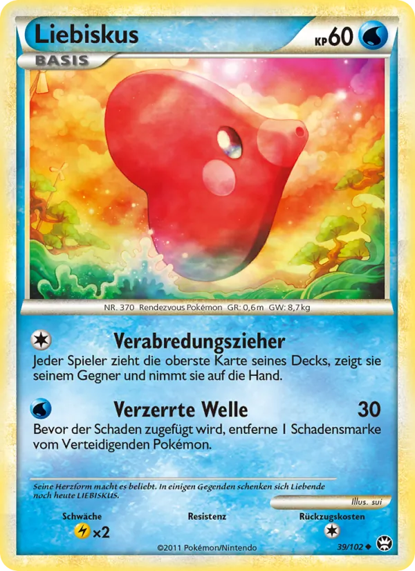 Karte Liebiskus aus Triumph, Nummer 39/102