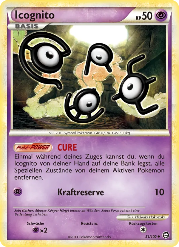 Karte Icognito aus Triumph, Nummer 51/102
