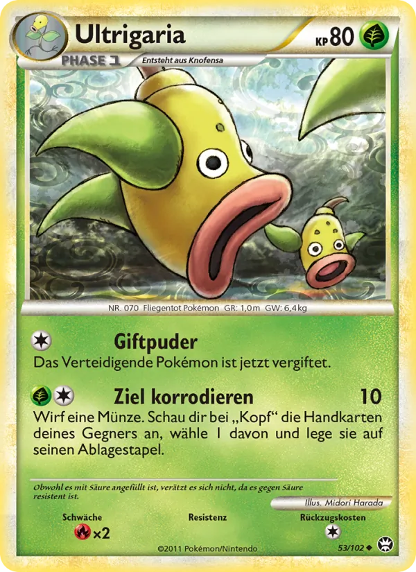Karte Ultrigaria aus Triumph, Nummer 53/102