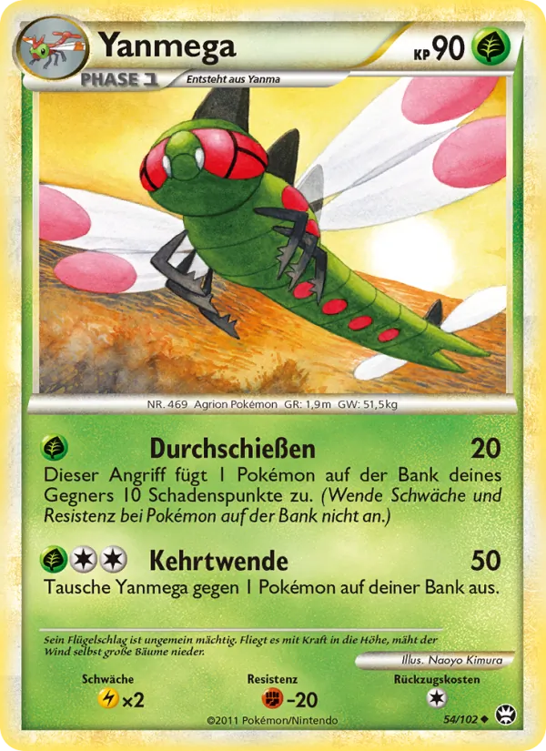 Karte Yanmega aus Triumph, Nummer 54/102