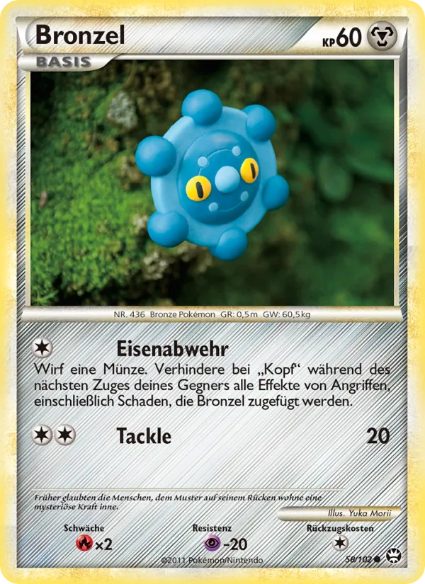 Karte Bronzel aus Triumph, Nummer 58/102