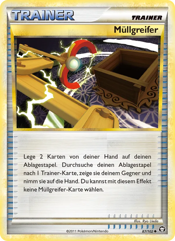 Karte Müllgreifer aus Triumph, Nummer 87/102