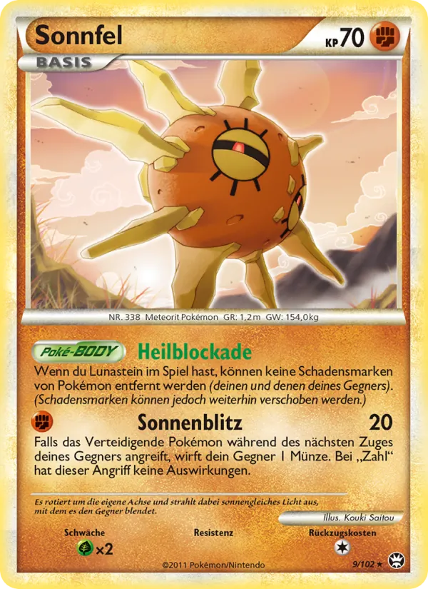 Karte Sonnfel aus Triumph, Nummer 9/102