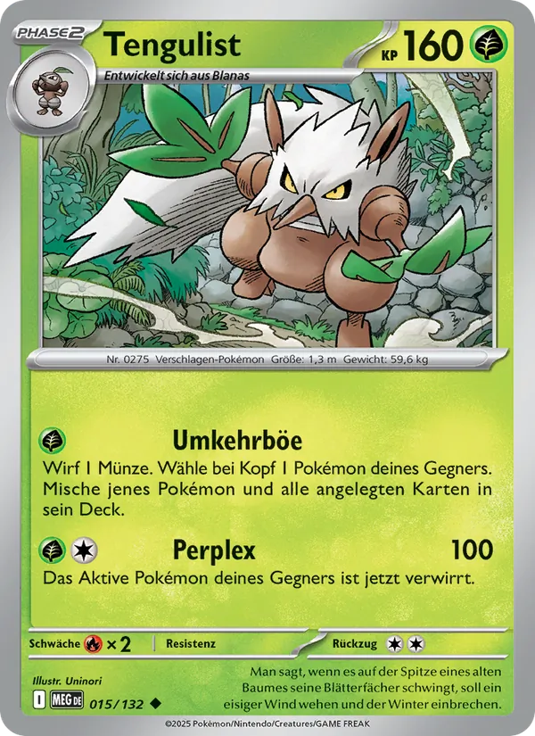 Karte Tengulist aus Mega-Entwicklung, Nummer 015/132
