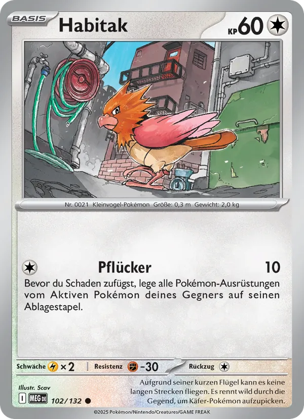 Karte Habitak aus Mega-Entwicklung, Nummer 102/132
