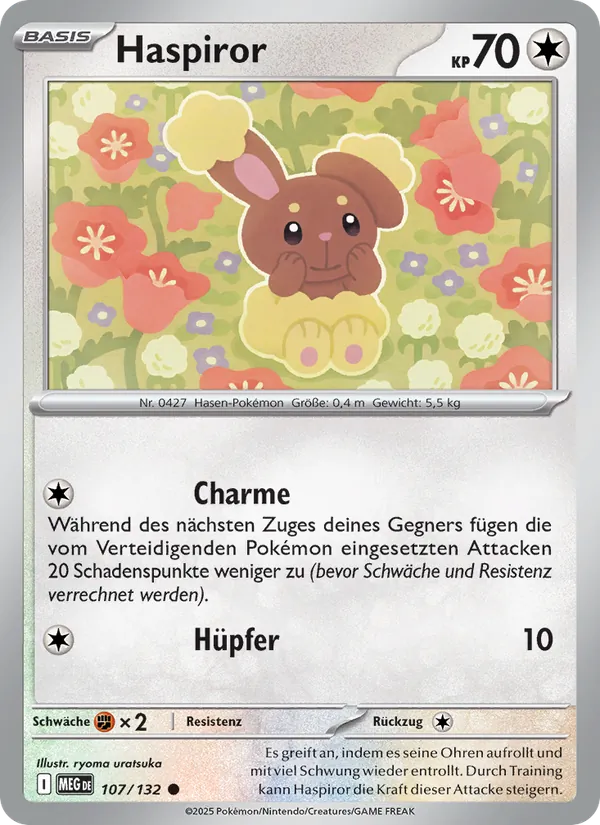 Karte Haspiror aus Mega-Entwicklung, Nummer 107/132