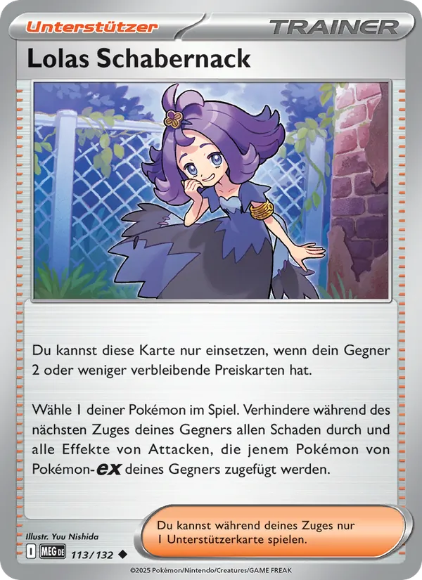 Karte Lolas Schabernack aus Mega-Entwicklung, Nummer 113/132