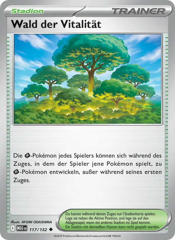 Karte Wald der Vitalität aus Mega-Entwicklung, Nummer 117/132